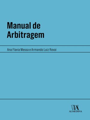 cover image of Manual de Arbitragem
